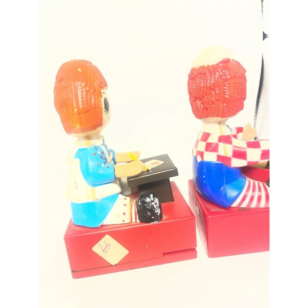 Vintage 1974/1975 Raggedy Ann Stapler and Andy Pencil Sharpener Janex Corp